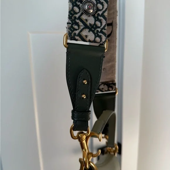 Dior Mini Saddle Bag with Embellished Strap - Picture 9 of 16